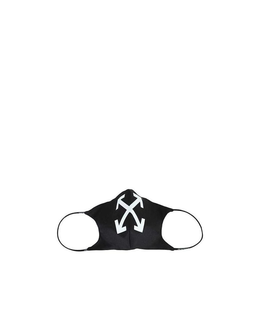 Off-White c/o Virgil Abloh White Arrow Printed Face Mask for men