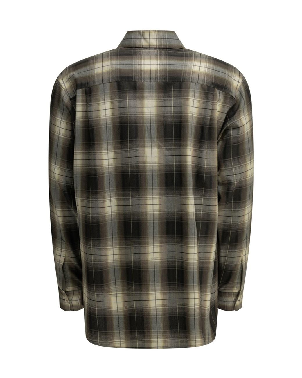 Auralee Green Long-Sleeved Shirt for men