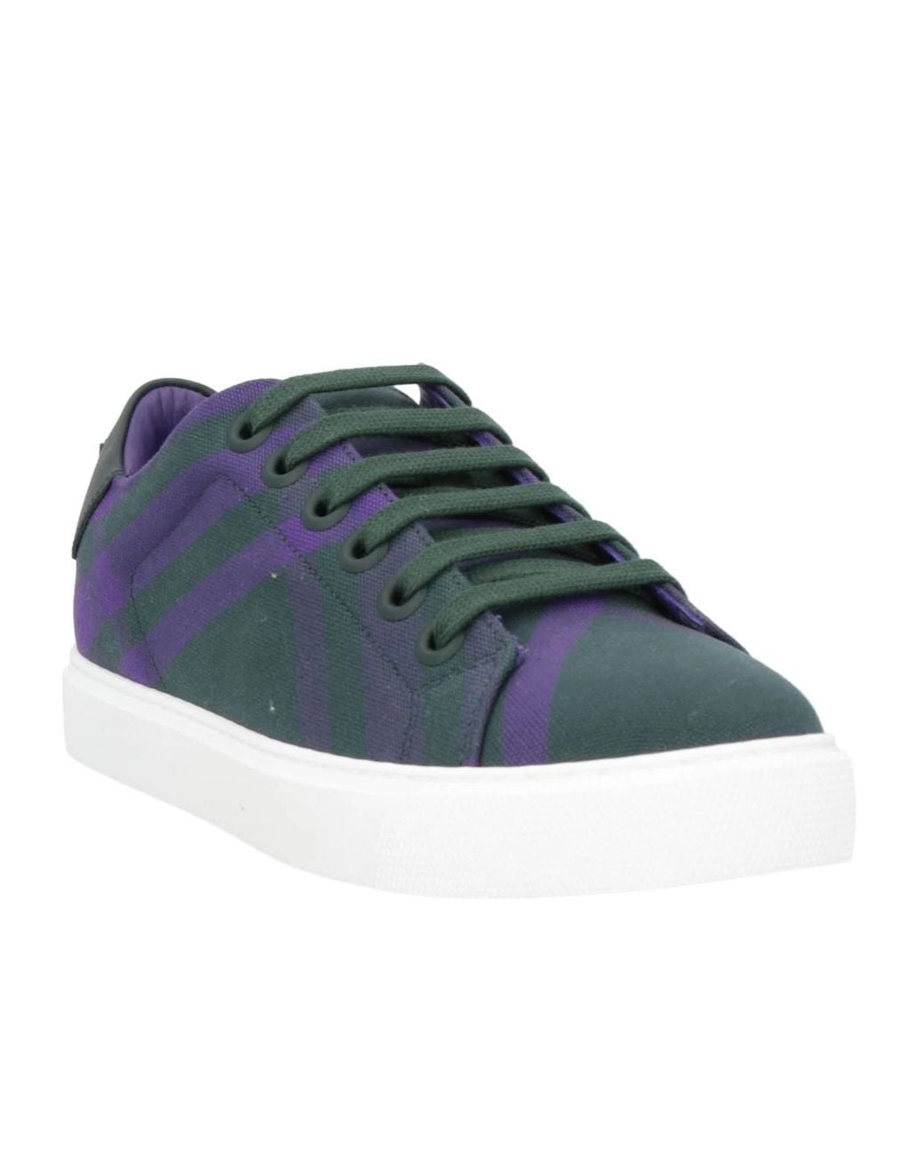 Burberry Blue Low-Top Sneakers