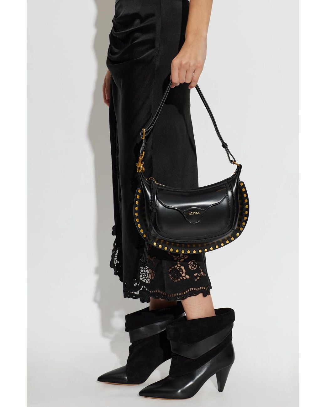 Isabel Marant Black Moon Pocket Shoulder Bag