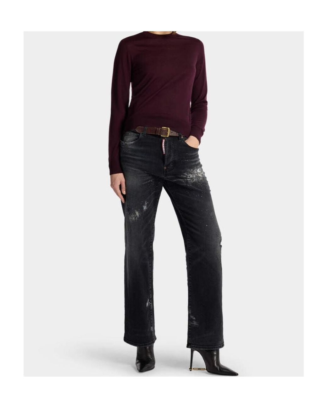 DSquared² Black Moldy Peaches San Diego Jeans