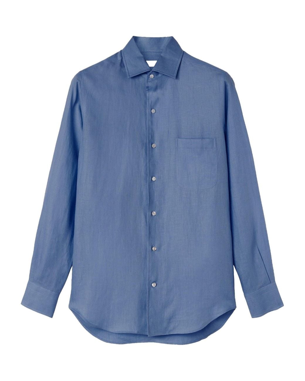 Loro Piana Blue André Long-Sleeved Shirt for men