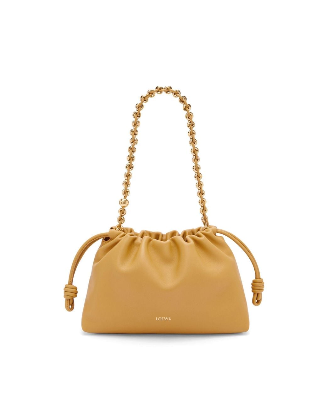 Loewe Natural Flamenco Medium Drawstring Shoulder Bag