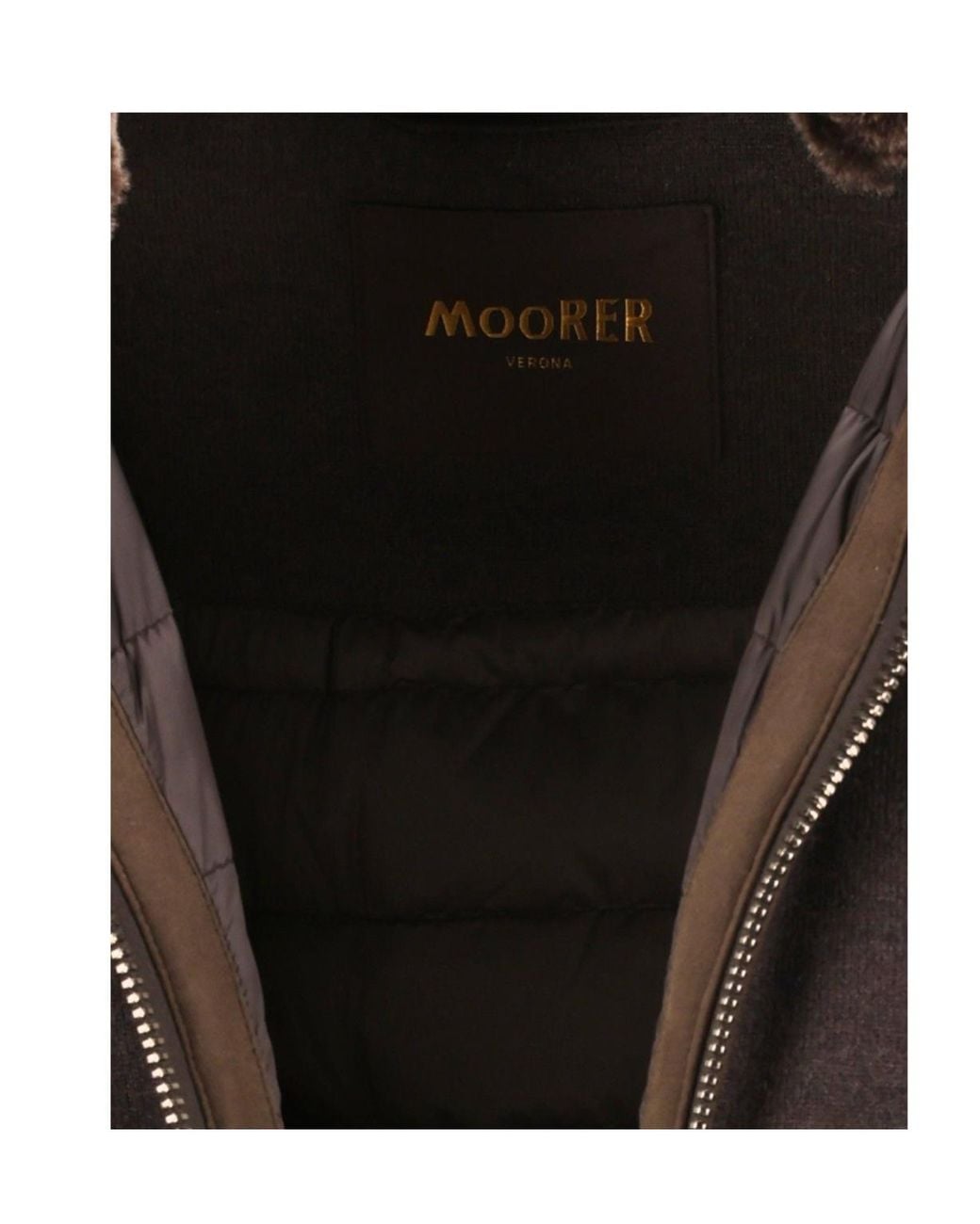 Moorer Black Bellati-Mrw Bomber Jacket for men