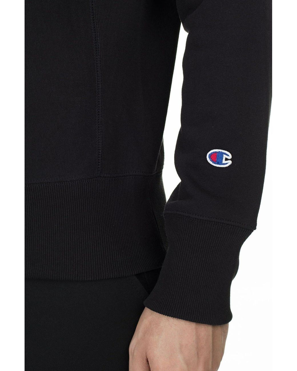 Champion Black Printed Pattern Pullover