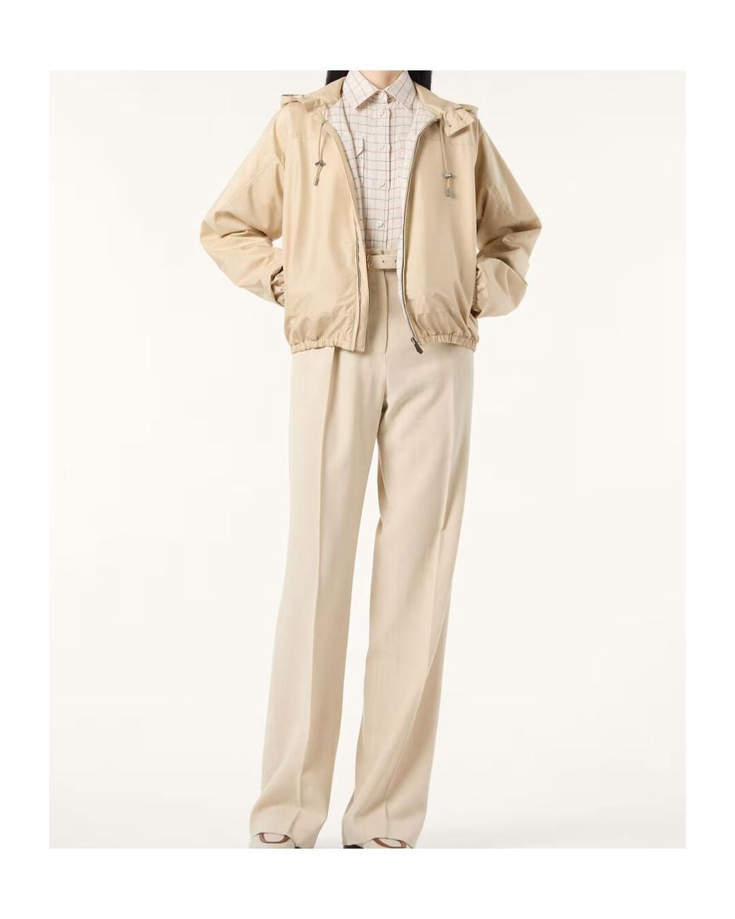 Loro Piana Natural Donny Bomber Jacket