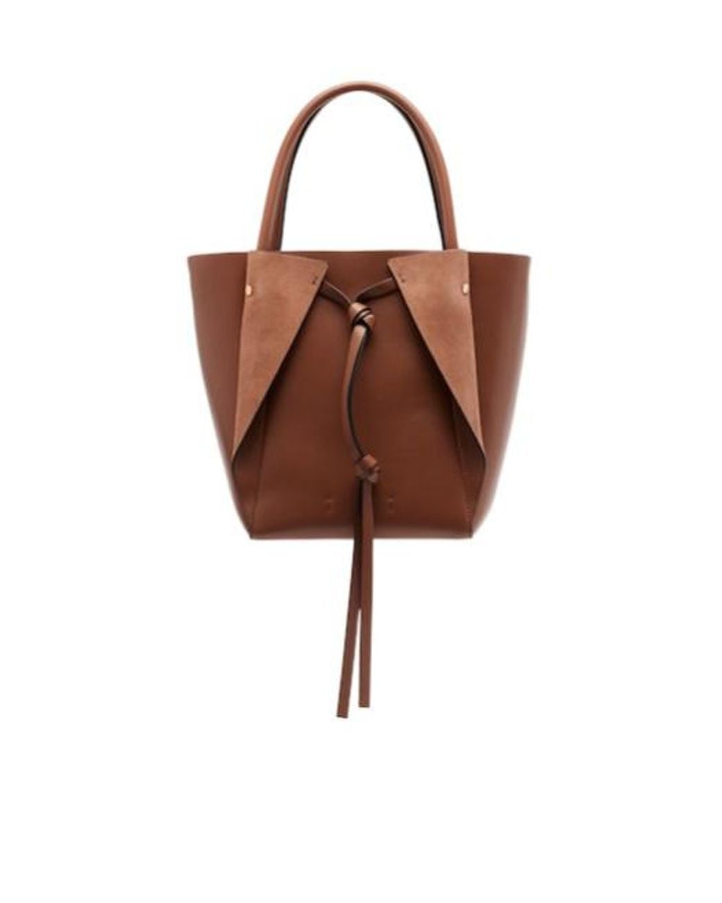 Gabriela Hearst Brown Marija Small Leather Tote Bag