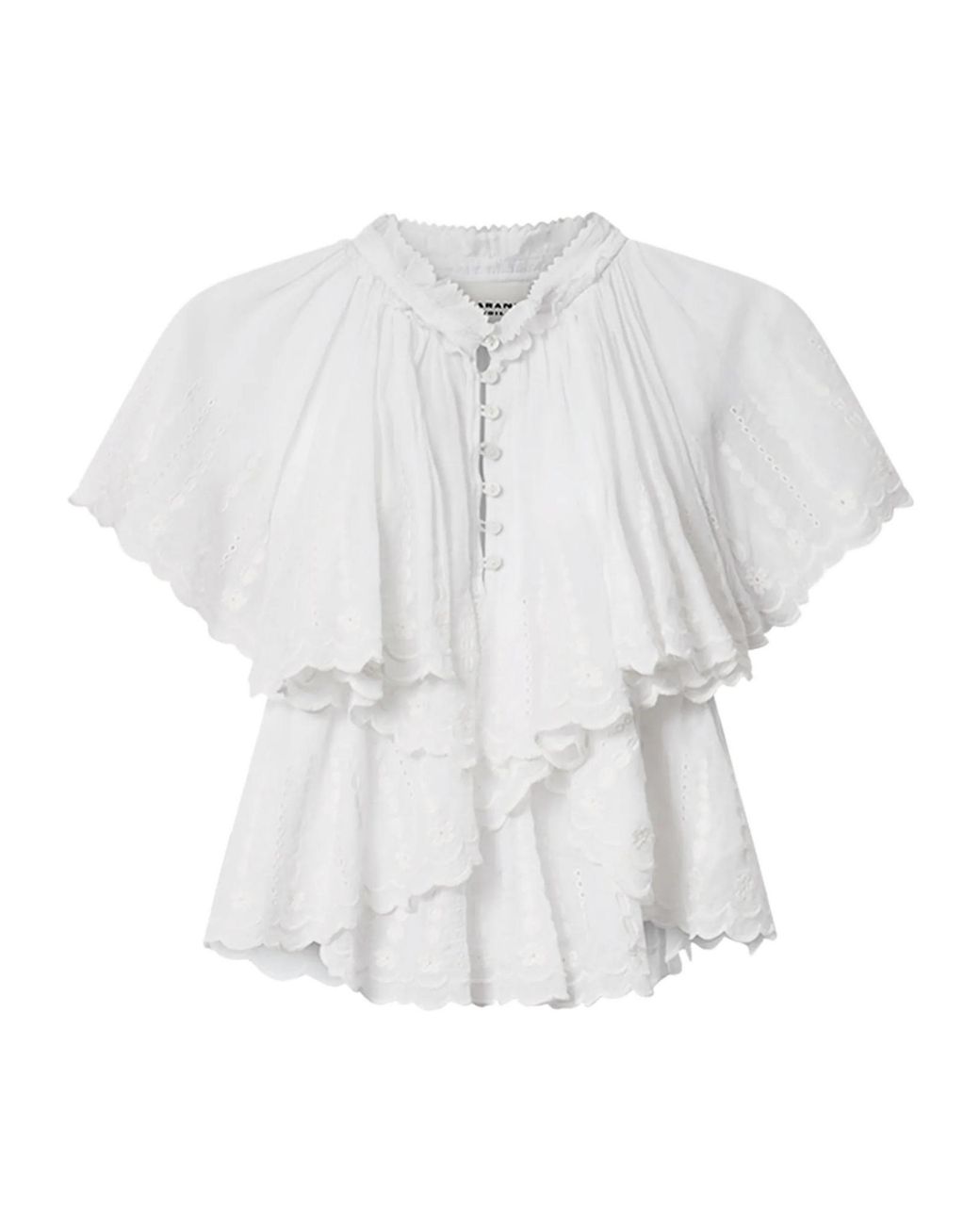 Isabel Marant White Lorna Top