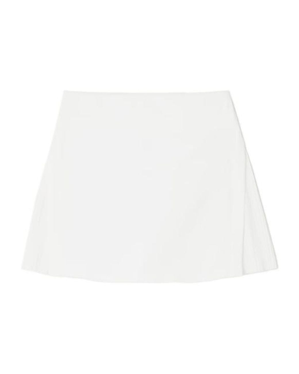 lululemon athletica White Elastic Plain-Woven Tennis Skirt