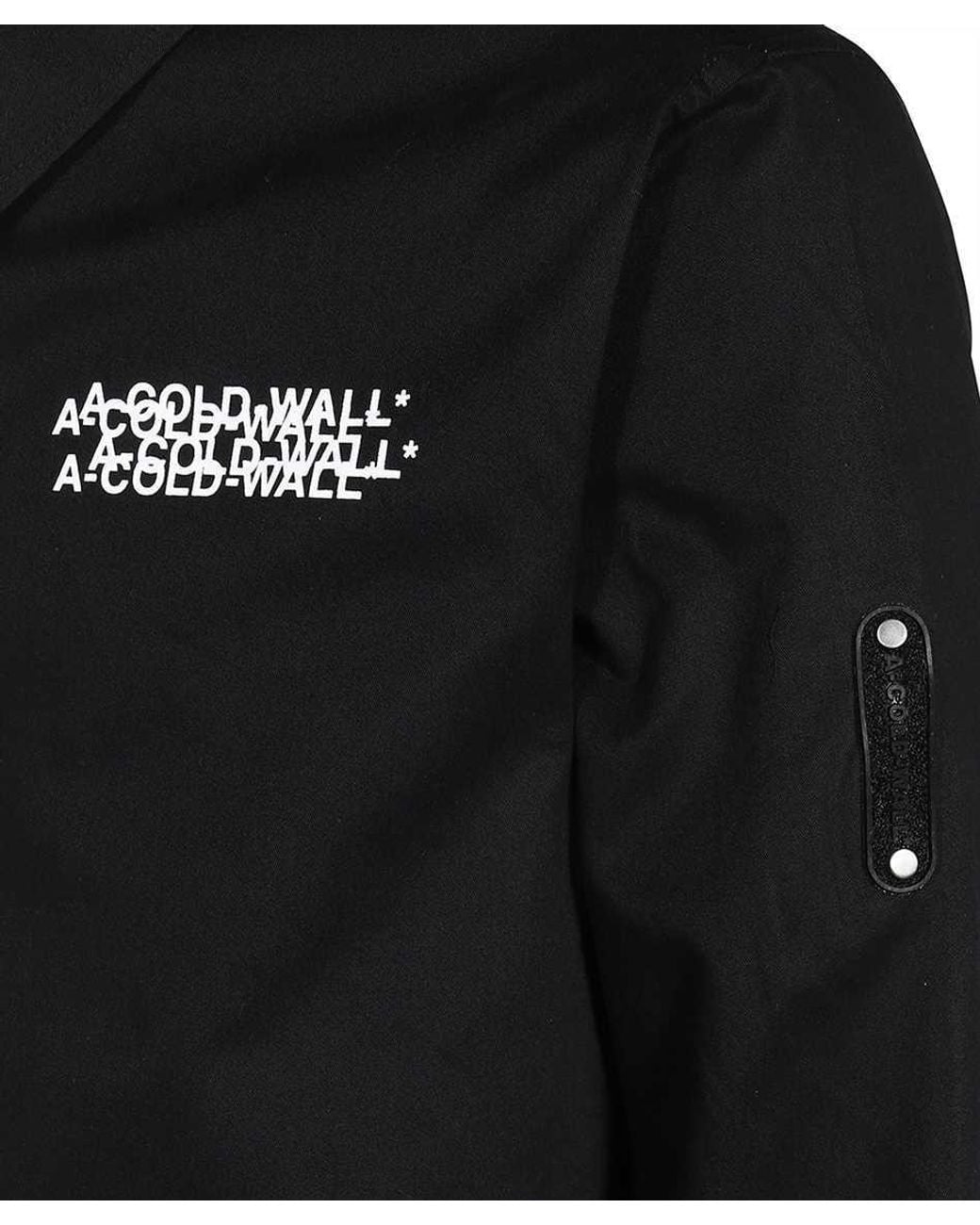 A_COLD_WALL* Black Logo Overlay Tech Jacket for men