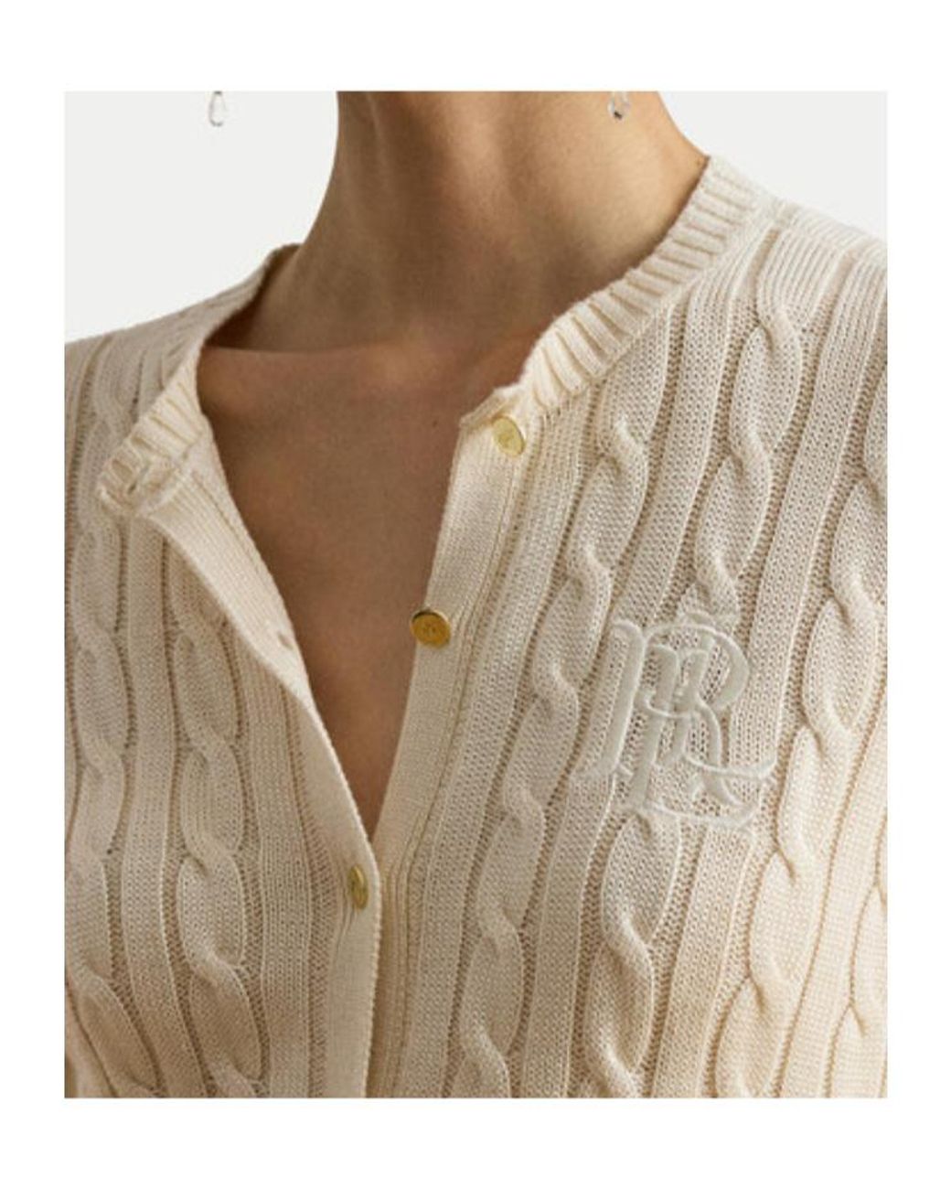 Ralph Lauren Natural Casual Knit Cardigan