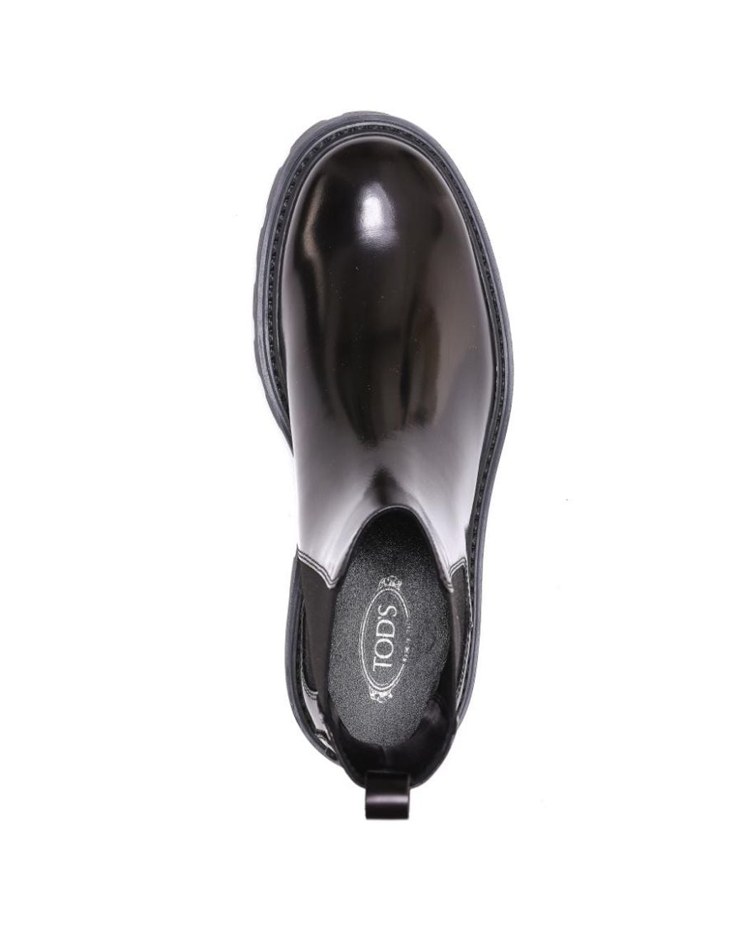 Tod's Black Studded Chelsea Slip-On Boots