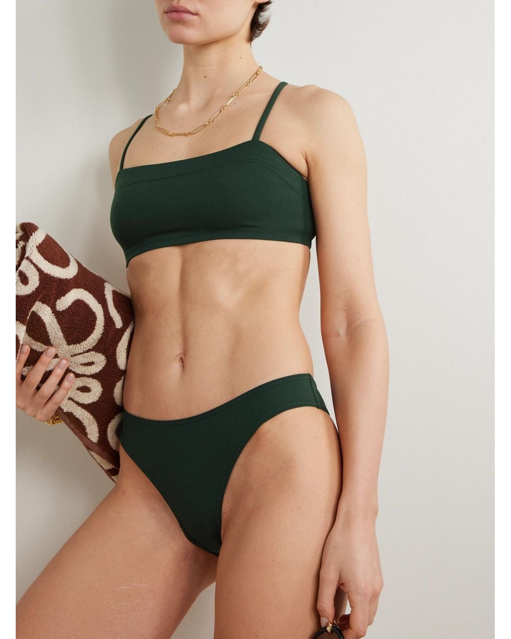 Eres Green Bikini Top