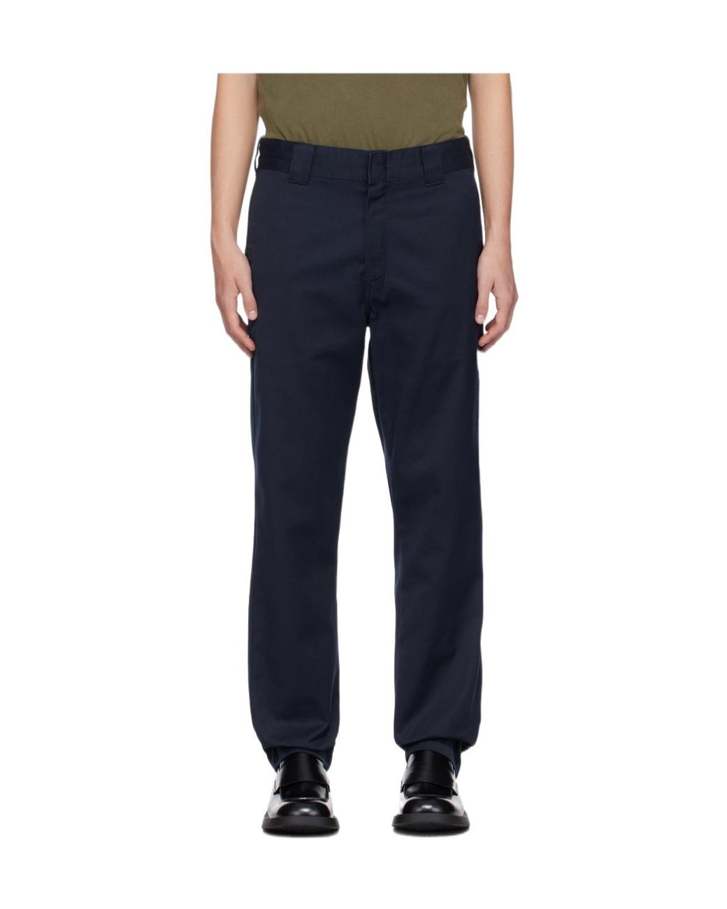 Carhartt Blue Master Relaxed Tapered Pants for men