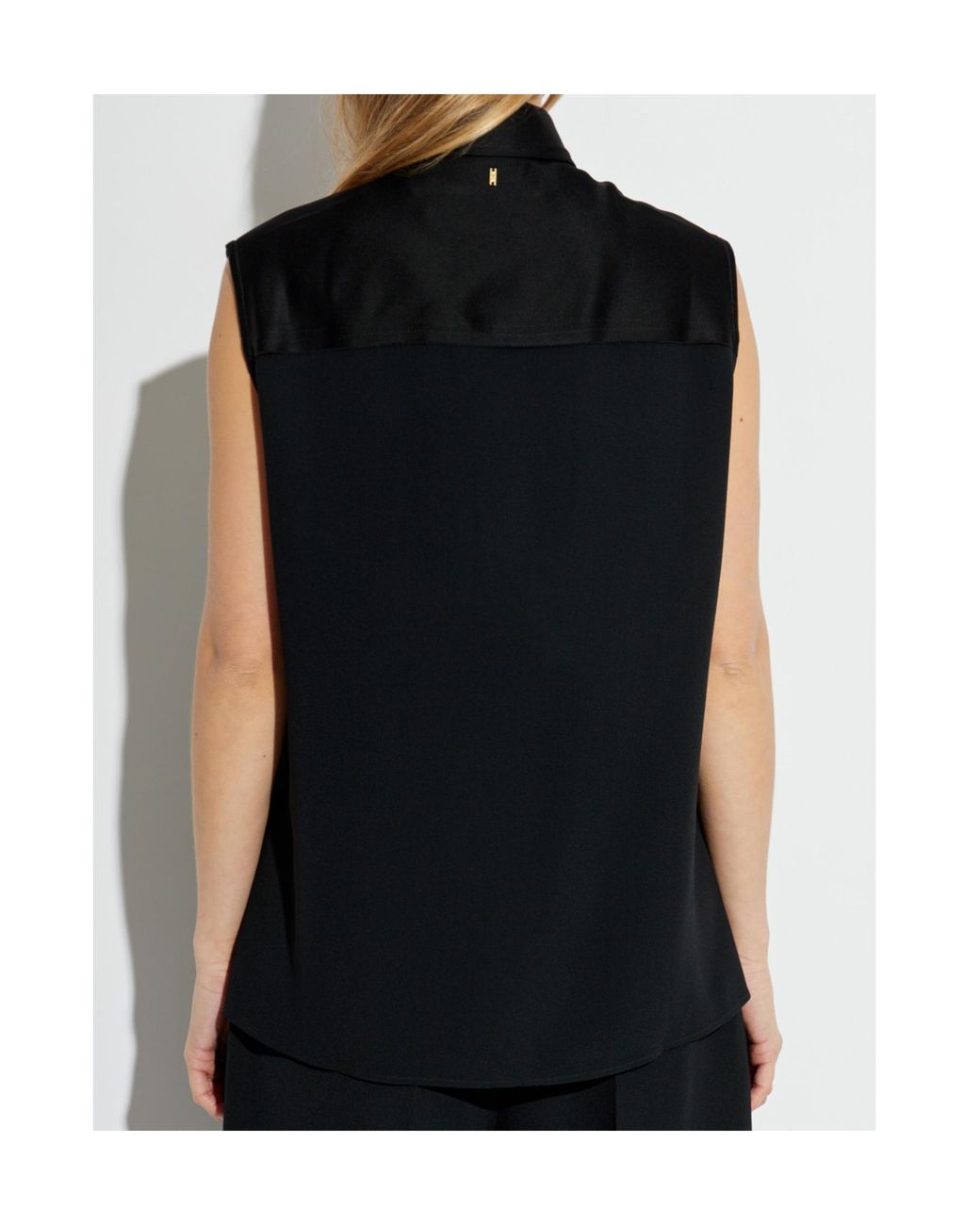AMI Black Sleeveless Shirt