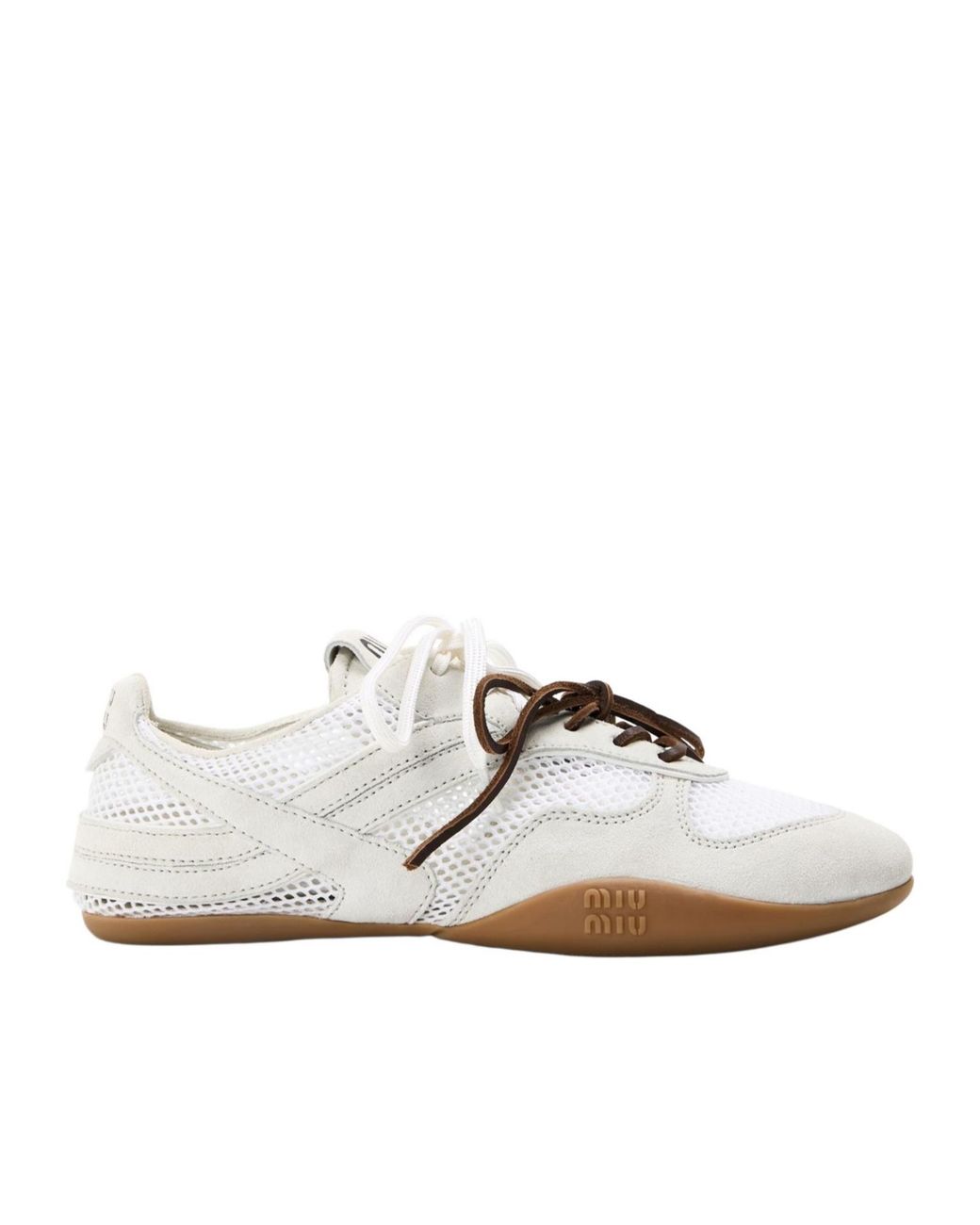 Acne White Gymnasium Trainers