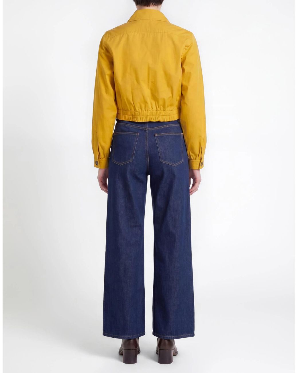 Weekend by Maxmara Yellow Minimalist Jacket
