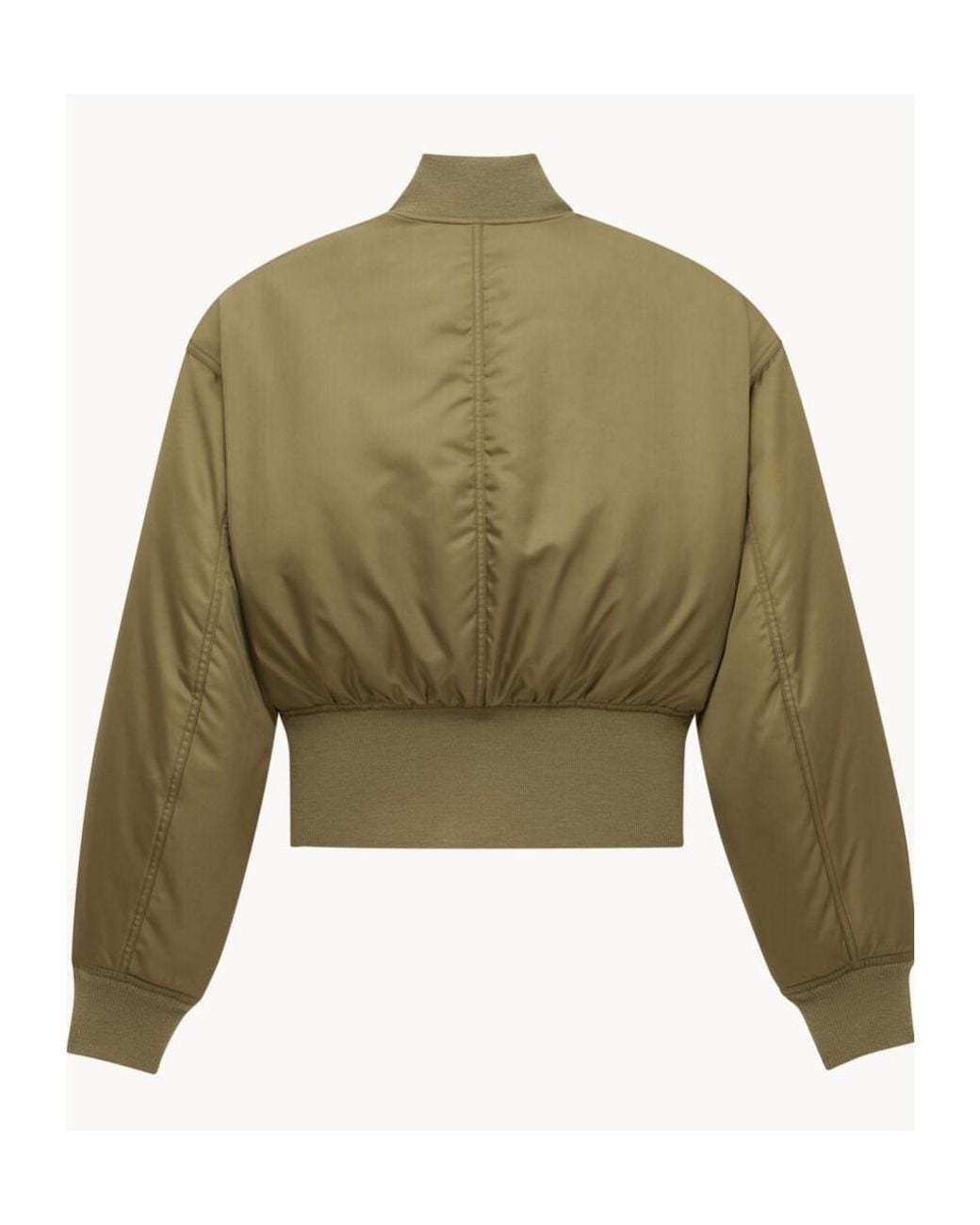 Saint Laurent Green Saint Laone Sizerent Bomber Jacket