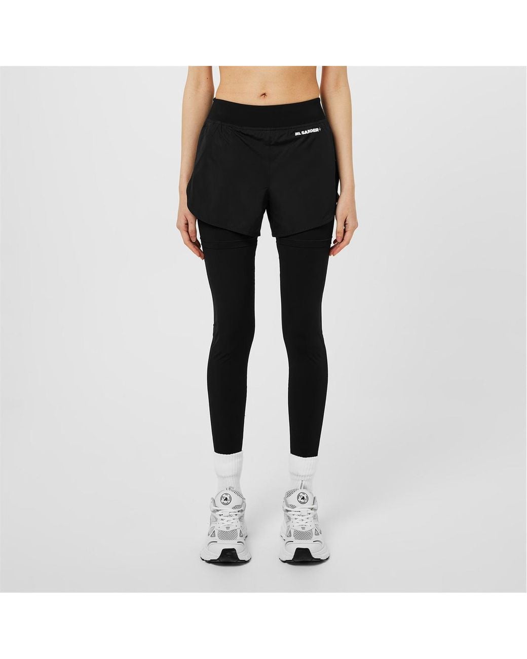 Jil Sander Black Running Shorts