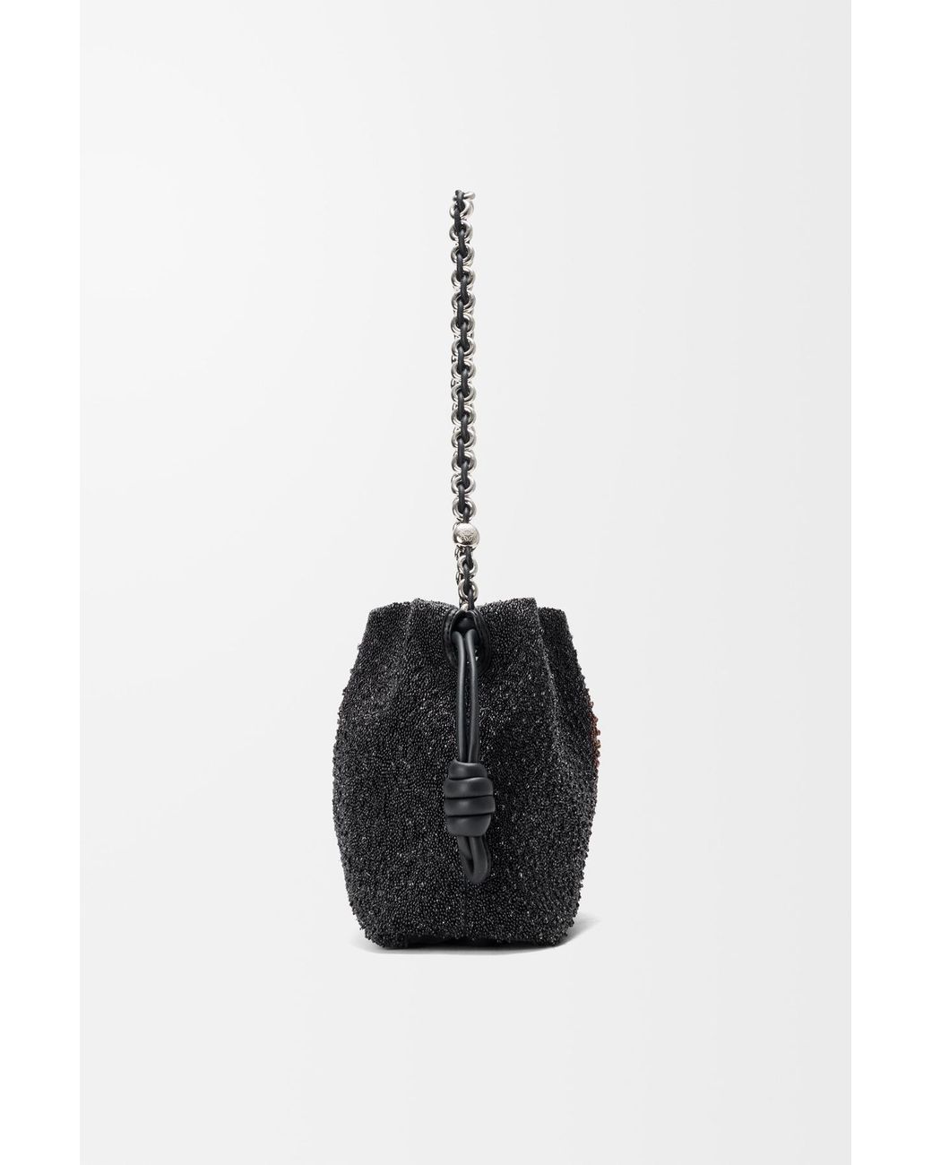 Loewe Black Beaded Shoulder Bag