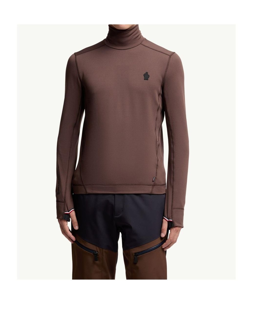 Moncler Purple Polartec Turtleneck for men