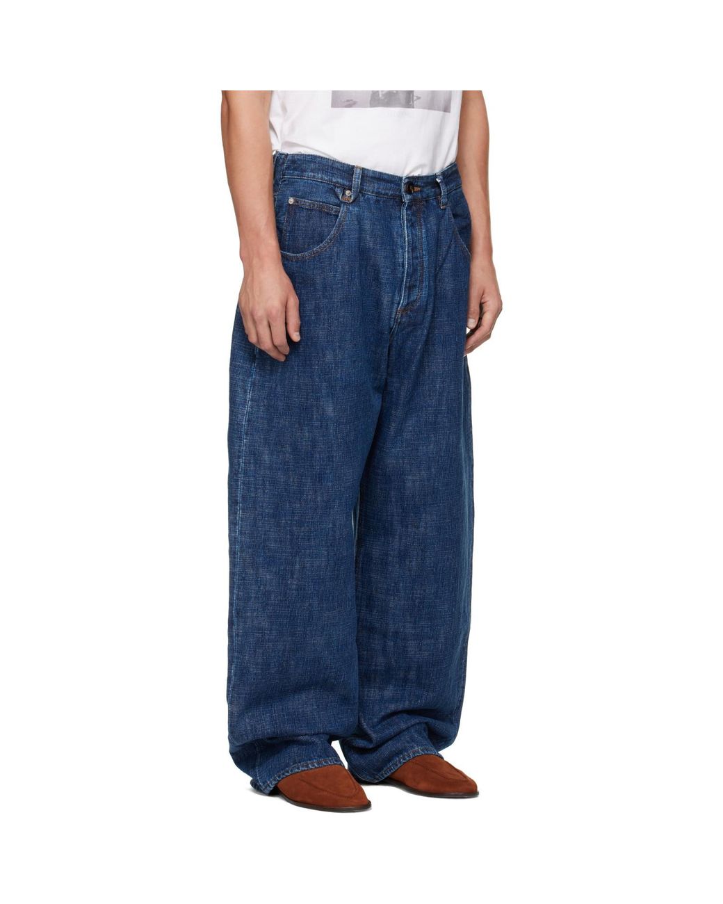 Jacquemus Blue The De-Nîmes Tempo Denim Jeans for men