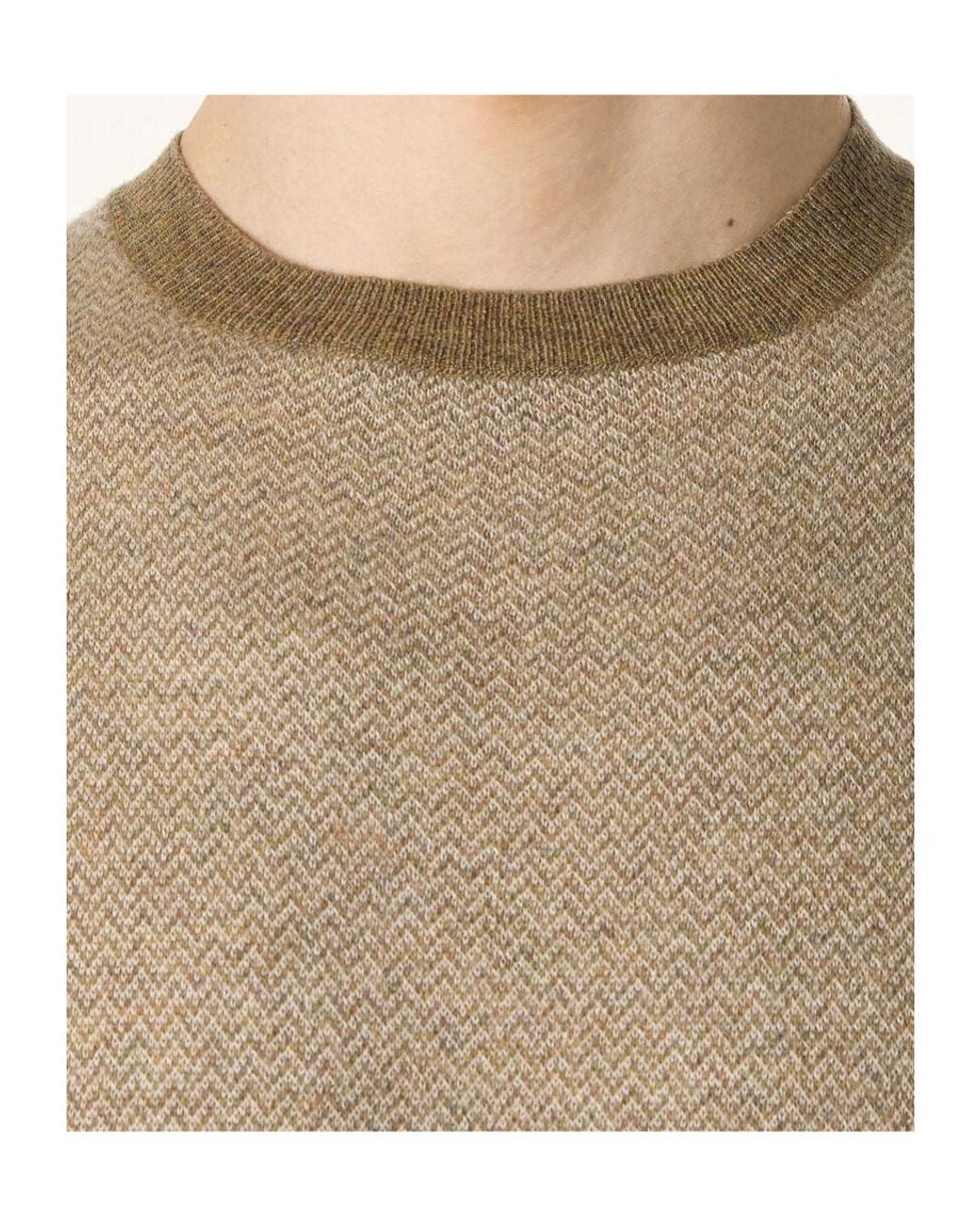 Loro Piana Brown Knitted Jumper for men