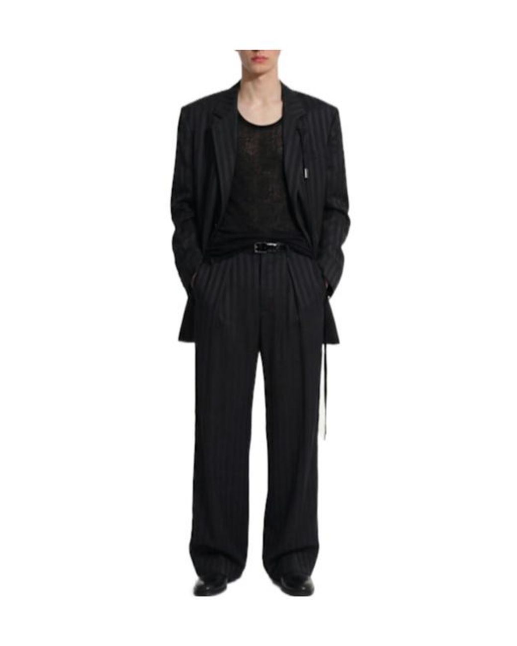 Ann Demeulemeester Black Anthoon High Comfort Tailored Jacket for men