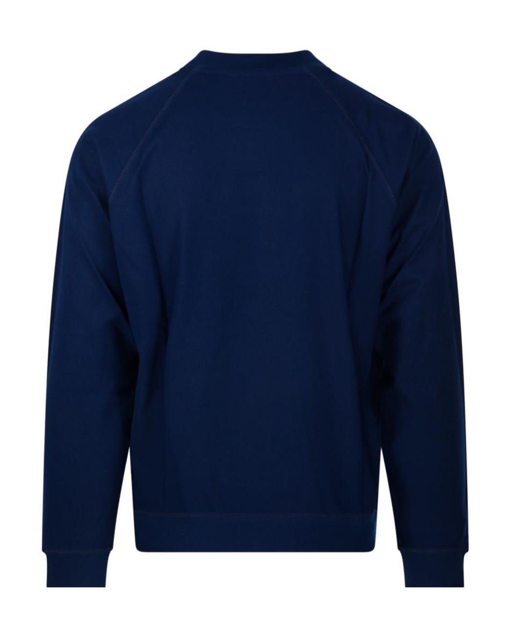 Emporio Armani Blue Logo Embossed Crewneck Sweatshirt for men