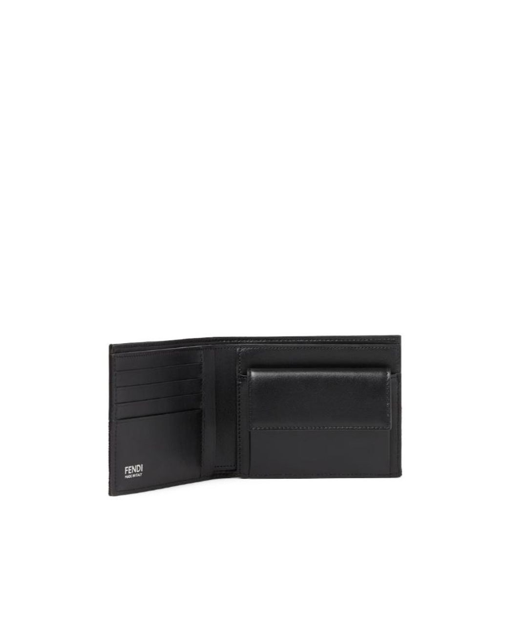 Fendi Black Ff Grace Bi-Fold Wallet for men