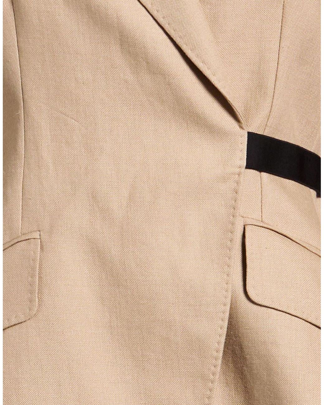Max Mara Natural Blazer Linen