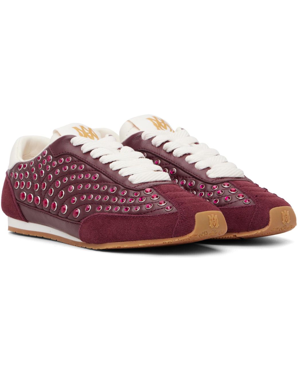 Amiri Blue Low Top Lace Up Sneakers