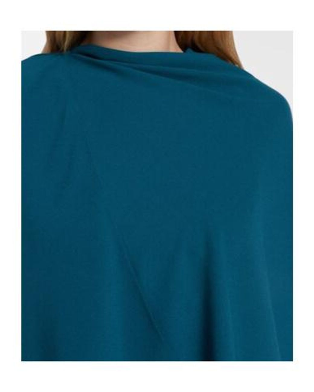 Roksanda Blue Deena Caped Crepe Gown