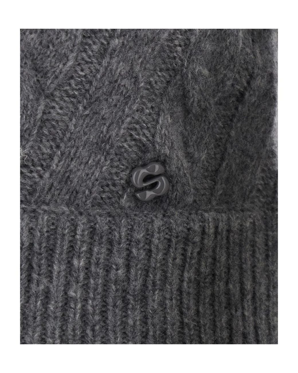 ShuShu/Tong Gray Shushu/Tong Bow Boat-Neck Knitted Top