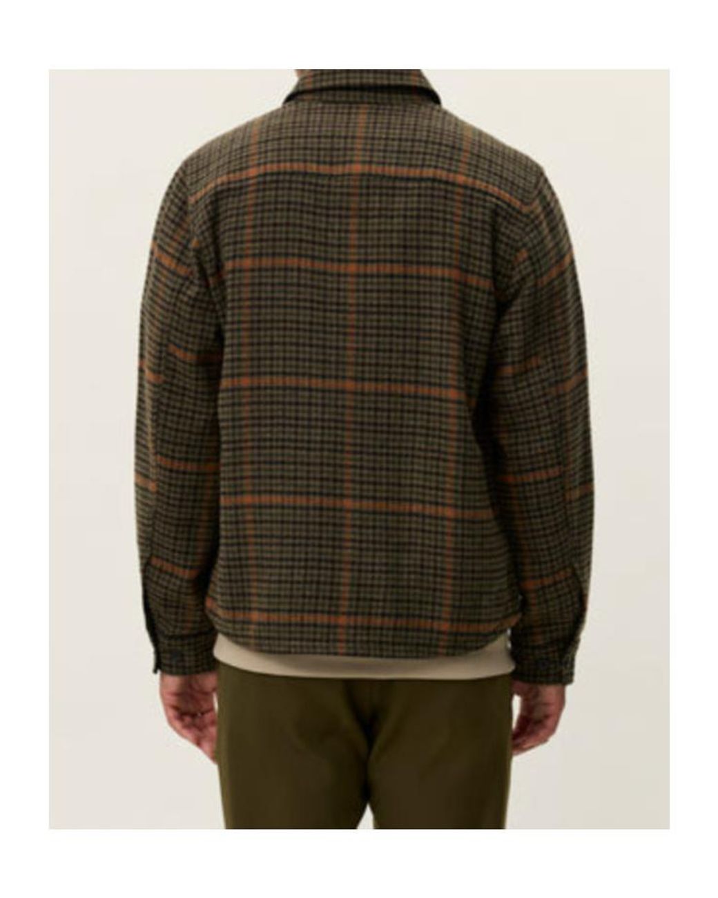 Les Deux Gray Kody Houndstooth Overshirt for men