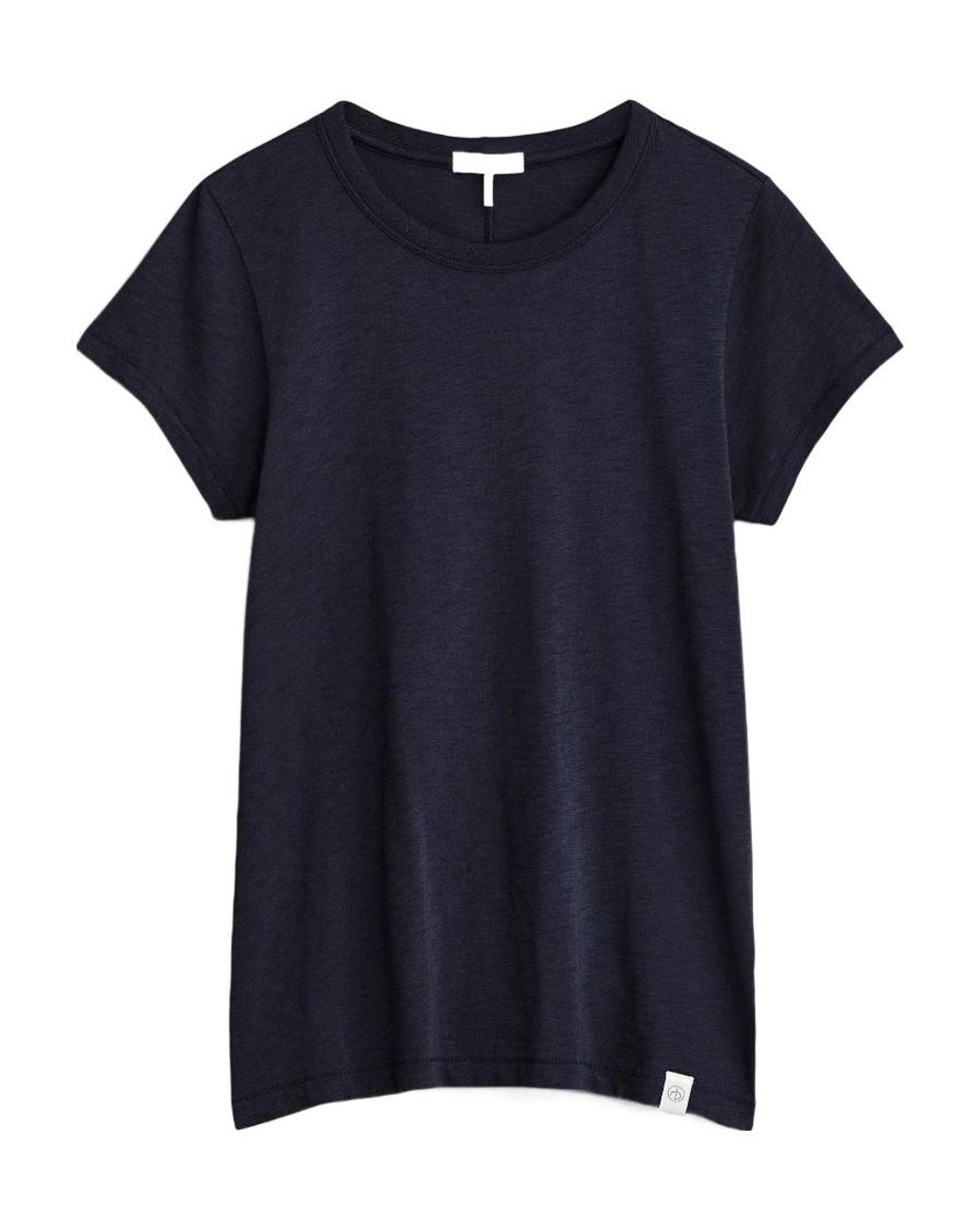 Rag & Bone Blue Logo Short-Sleeved T-Shirt