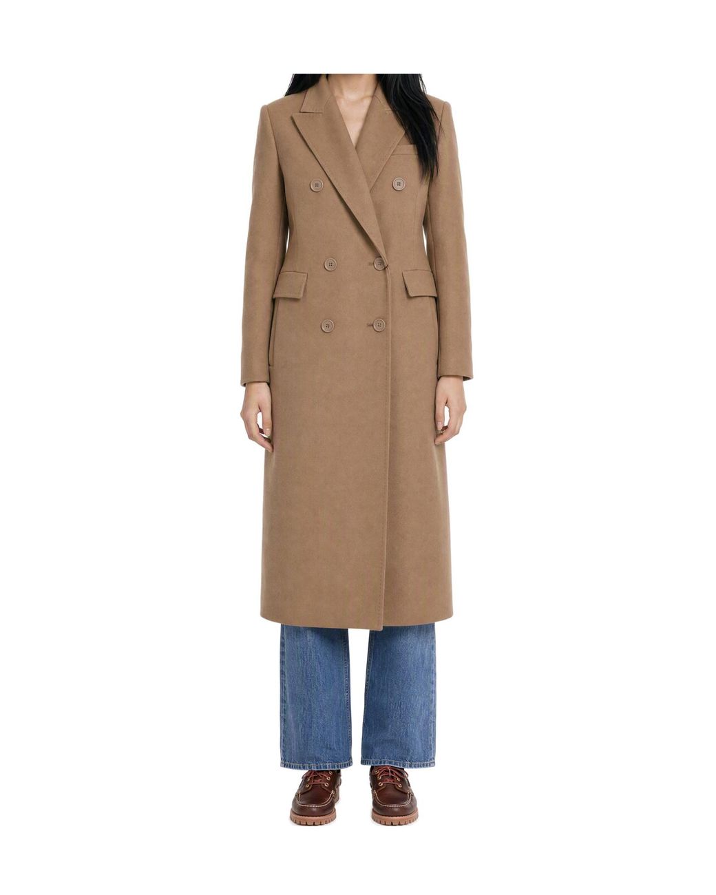 Max Mara Natural Studio Msteffige Double-Breasted Coat