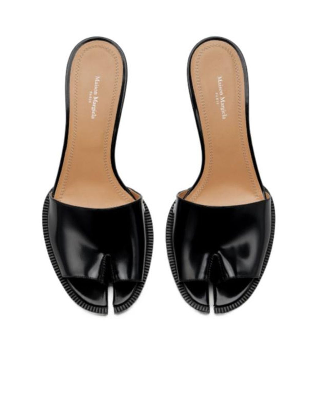 Maison Margiela Black Tabi City Sandals