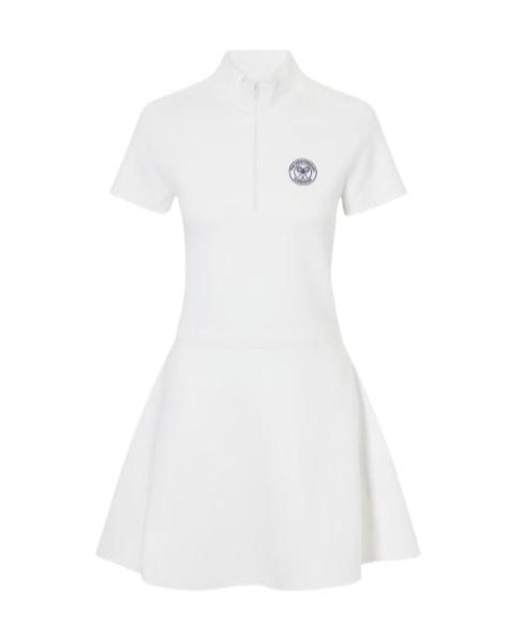 Polo Ralph Lauren White Short-Sleeved Mini Dress