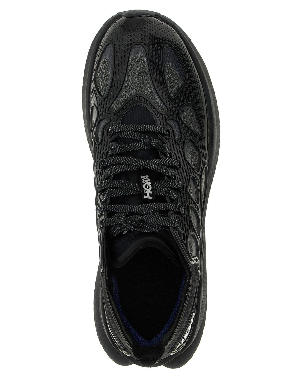 Hoka One One Black Mach X Caged Sneakers for men