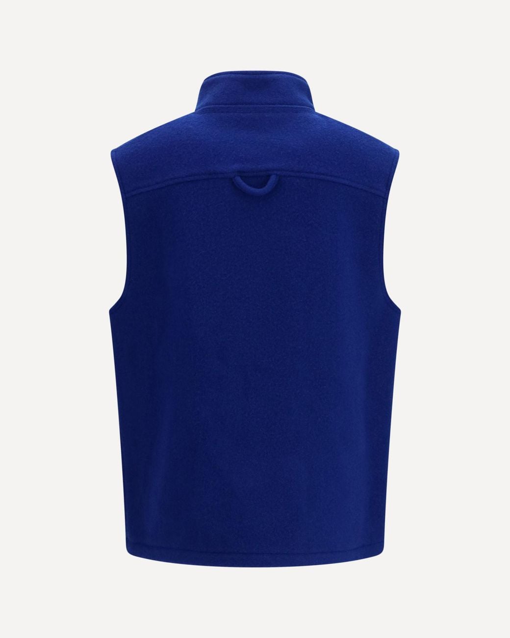 Rier Blue Zip-Up Stand Collar Vest