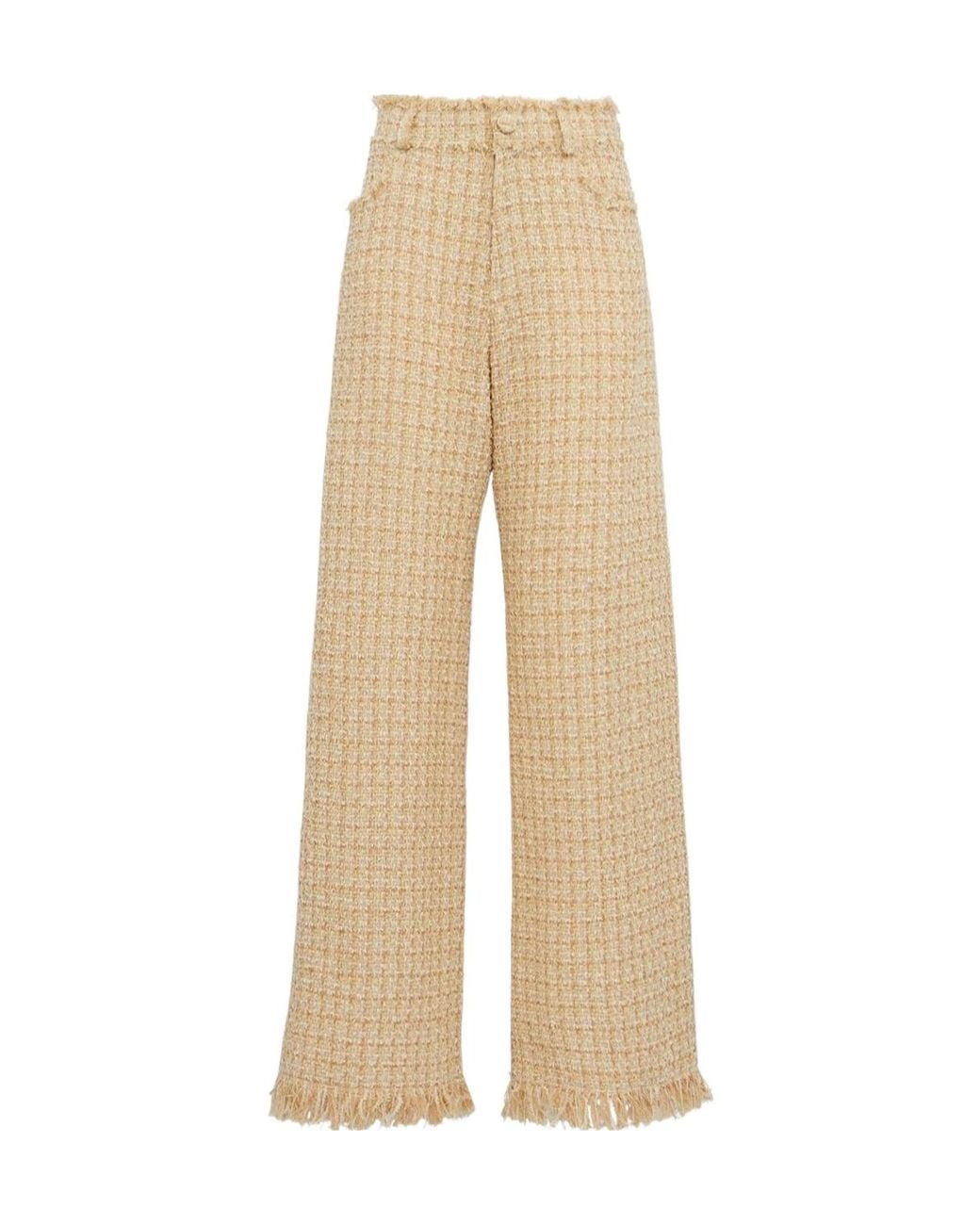 GIUSEPPE DI MORABITO Natural Wide Pants