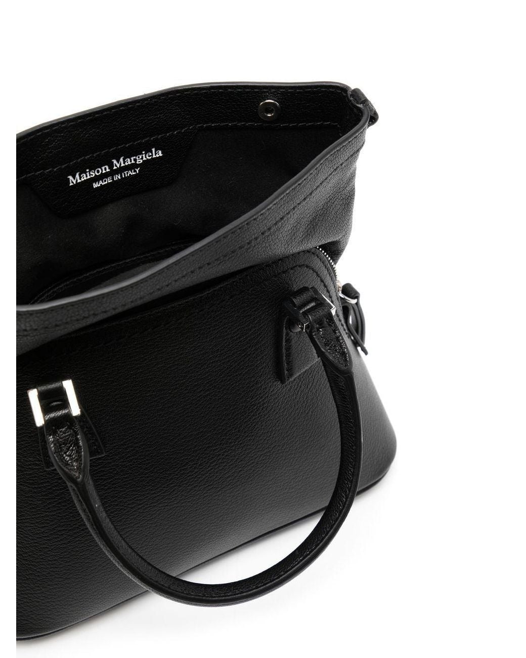 Maison Margiela Black 5Ac Classique Micro Tote Bag