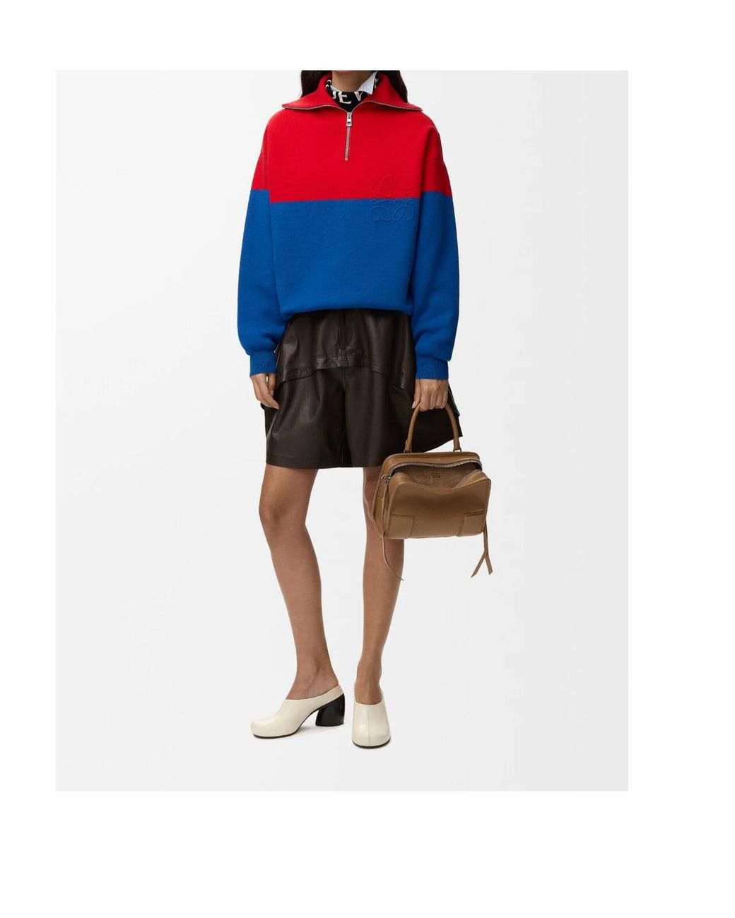 Loewe Brown Logo Shorts
