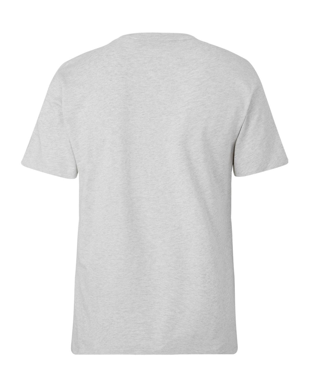 Off-White c/o Virgil Abloh Gray Light Heather Crew-Neck Short-Sleeve Tee for men