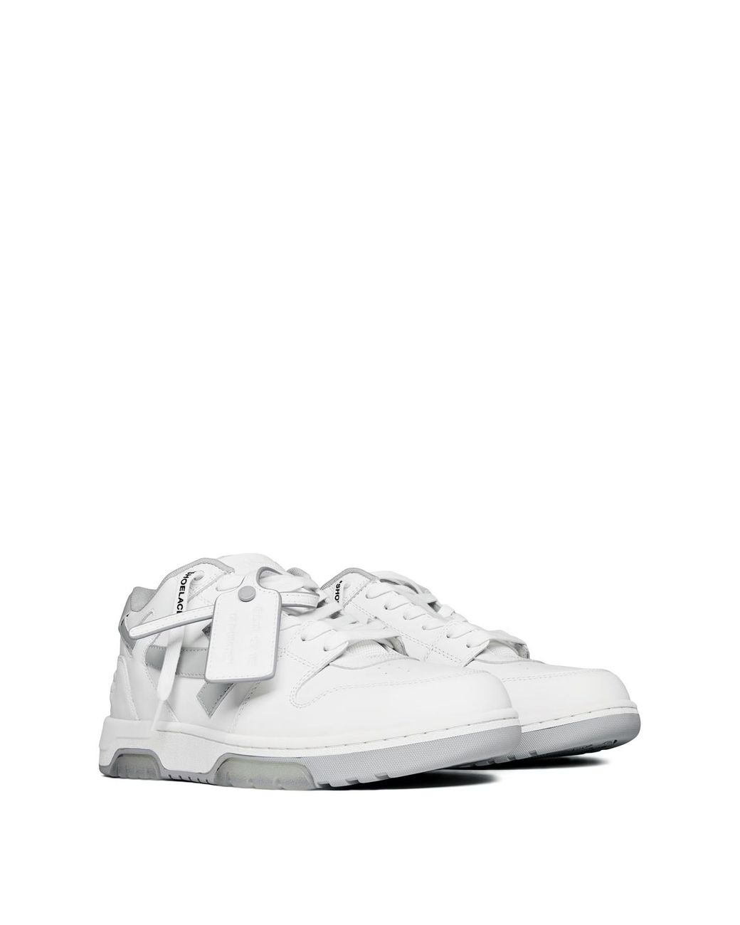 Off-White c/o Virgil Abloh White Round Toe Low-Top Casual Shoes for men