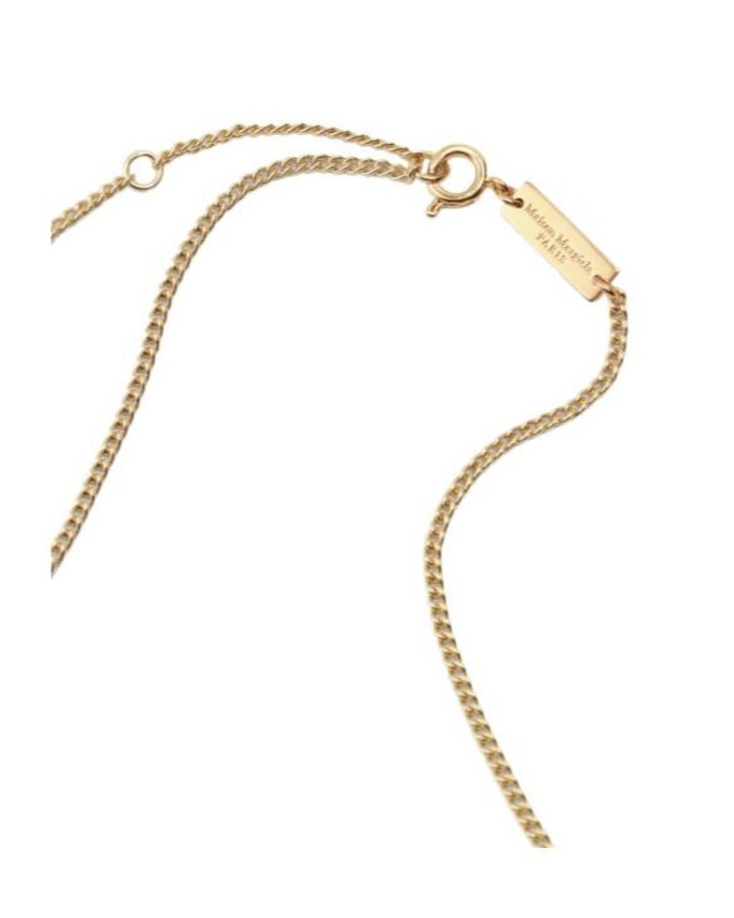 Maison Margiela White Four Stitches Necklace