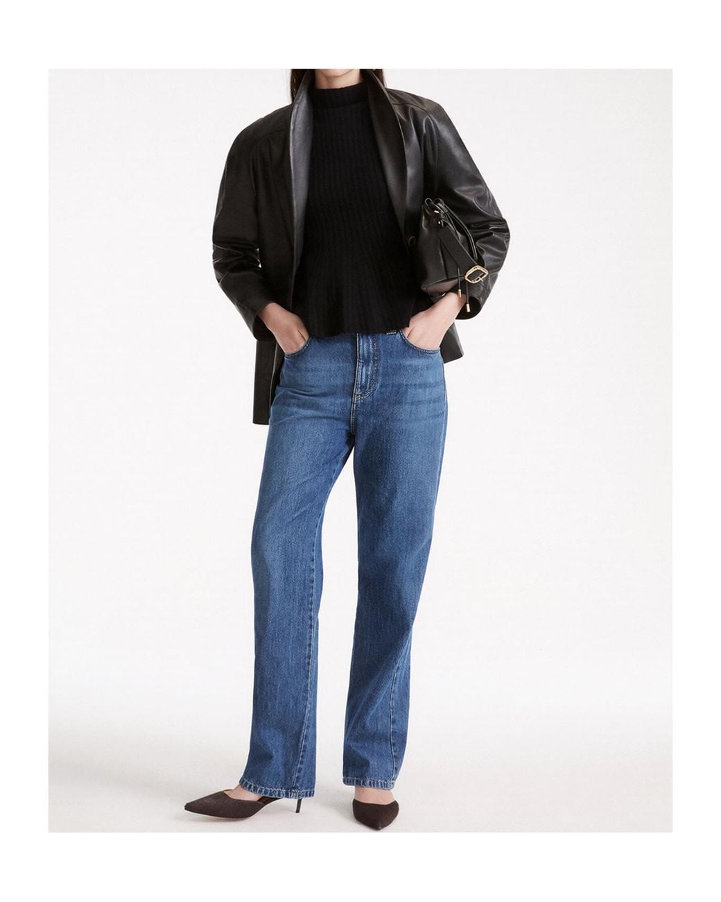 Marella Black Sleeveless Crewneck Top
