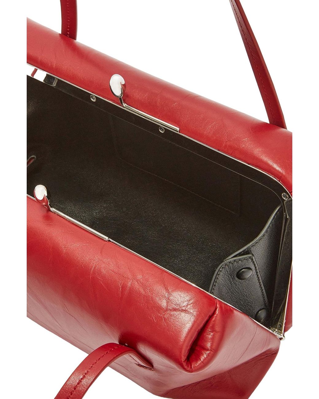 Jil Sander Red Goji Soft Handle Tote Bag