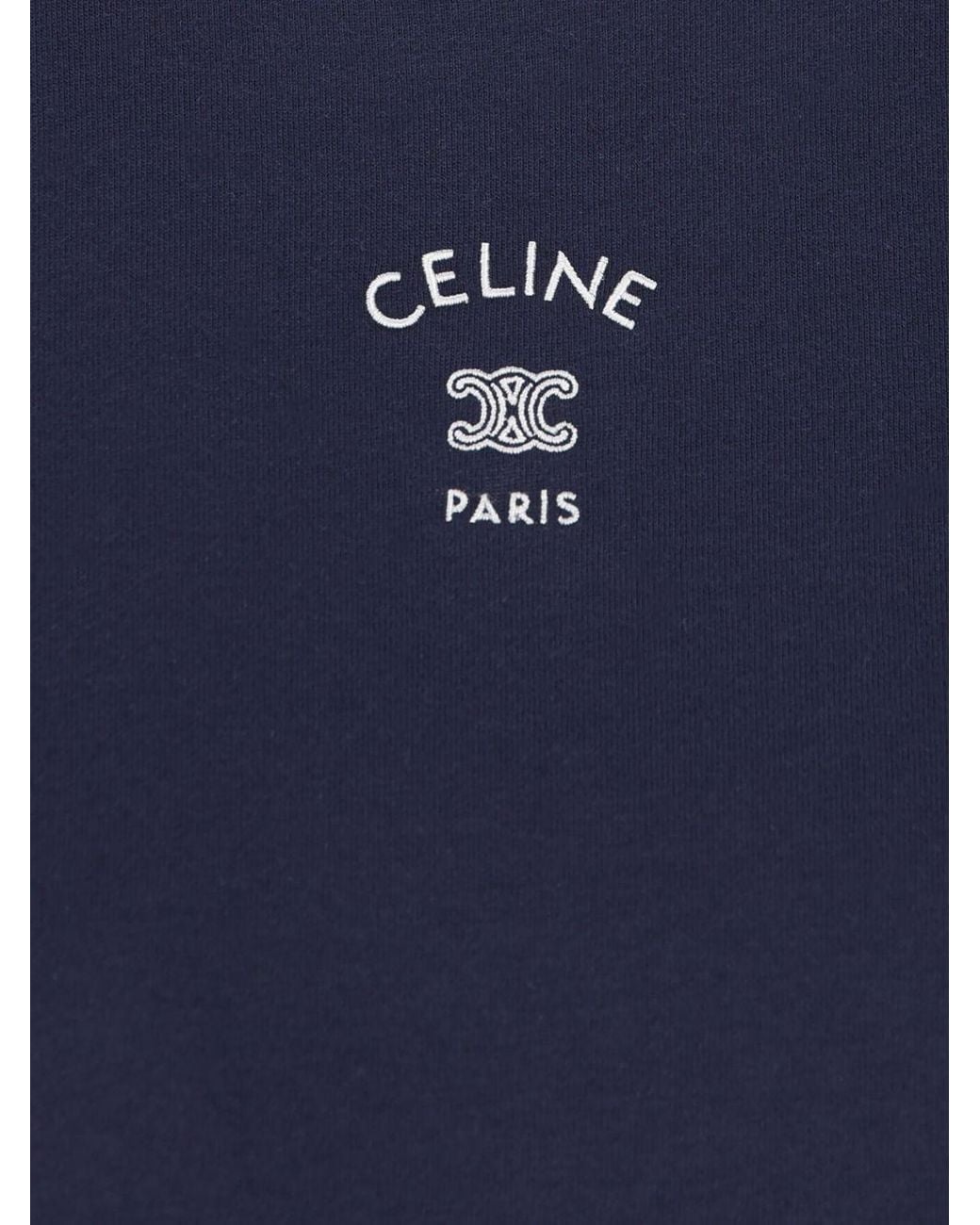 Céline Blue Loose T-Shirt
